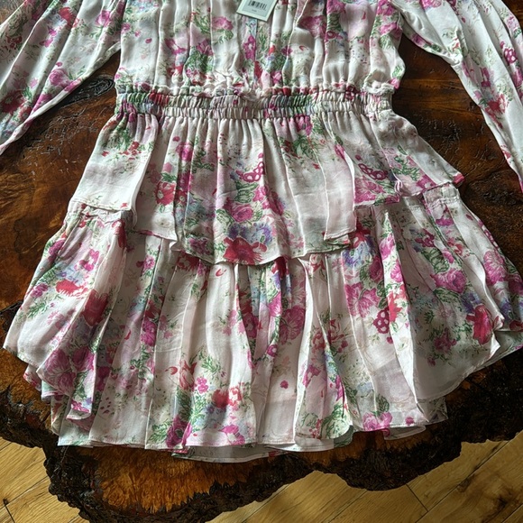 NWT Love Shack Fancy Popover Shimmering Springs Dress M - Picture 6 of 11